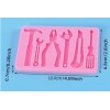 Molde fondant herramientas modelo 6