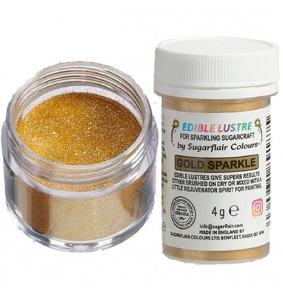 SUGARFLAIR EDIBLE LUSTRE GOLD SPARKLE, 4G