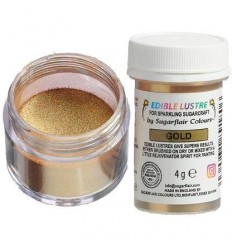 SUGARFLAIR EDIBLE LUSTRE GOLD, 4G