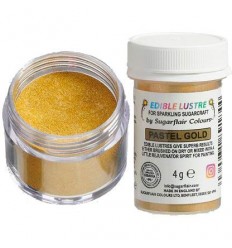 SUGARFLAIR EDIBLE LUSTRE PASTEL GOLD, 4G