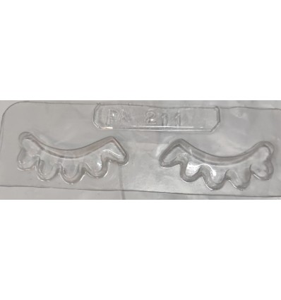 Molde pestañas pvc 4 cm