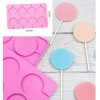 Molde para Piruletas silicona 5 cm(8 cavidades)