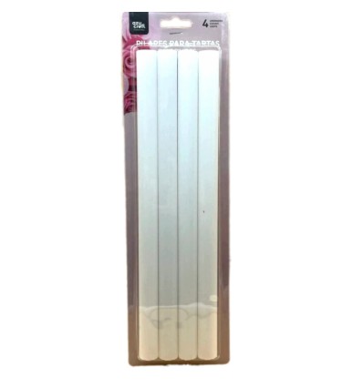 Palos plástico PACK 4 PILARES 30cm x 1,8cm