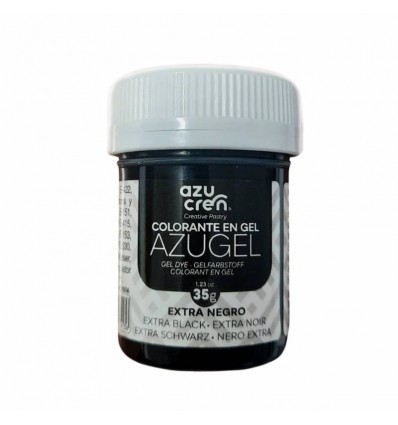 COLORANTE EN GEL EXTRA NEGRO - AZUGEL - 35 GR. AZUCREN