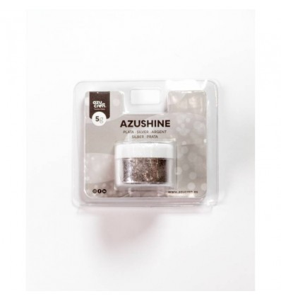 COLORANTE PURPURINA COMESTIBLE EN POLVO PLATA AZUSHINE 5 GR