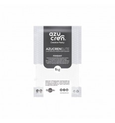 FONDANT BRANCA ( BLANCO ) " AZUCREN ELITE " 1 KG.(SIN GLUTEN Y SIN E171)