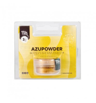 COLORANTE EN POLVO CONCENTRADO ORO NUEVO 3 GRAMOS AZUPOWDER
