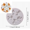 Molde silicona ositos
