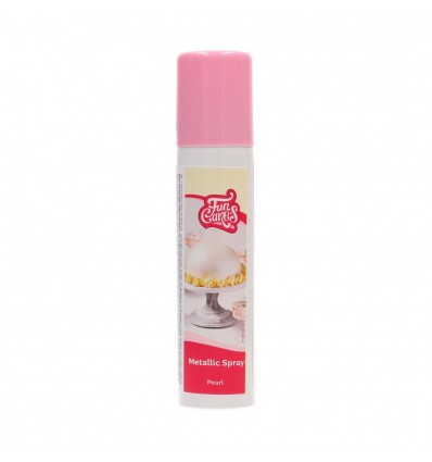 SPRAY FUNCAKES FUNCOLOURS METALLIC SPRAY -PERLA- 100ML