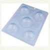 BWB CHOCOLATE PARA MOLDE DE 3 PIEZAS - ESFERA GEOMÉTRICA 50MM. pvc