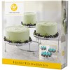 WILTON STAND O EXPOSITOR PARA TARTAS EN METAL SET/3