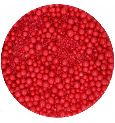 FUNCAKES SPRINKLE MEDLEY ROJO 70G