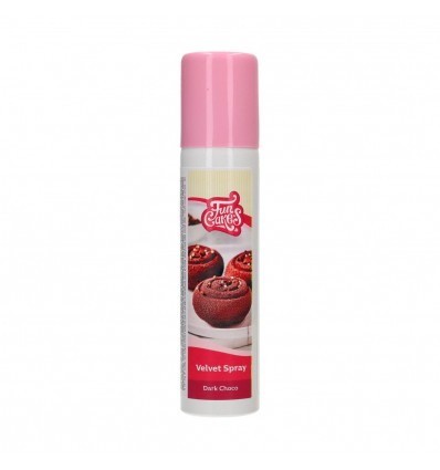 Spray terciopelo FUNCAKES VELVET SPRAY CHOCO OSCURO