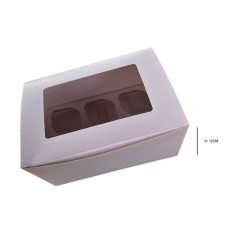 CAJA 6 CUPCAKES ALTA 12CM AZUCREN