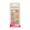 Decoraciones comestibles muñeco Jengibre, 8u.