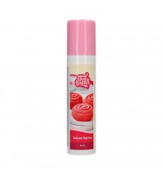 Spray terciopelo FUNCAKES VELVET SPRAY ROjo