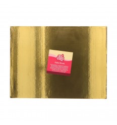 Base GRUESA rectangular 40,5 X 30,5 CM - GOLD - 20MM