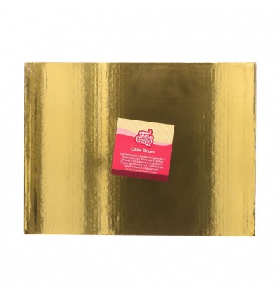 Base GRUESA rectangular 40,5 X 30,5 CM - GOLD - 20MM