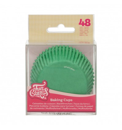 FunCakes Cápsulas para Hornear verdes, 48 UNIDADES