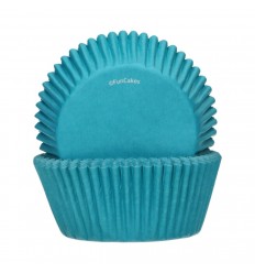 FUNCAKES CÁPSULAS PARA HORNEAR TURQUESA 48U