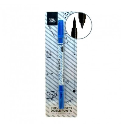 Rotulador comestible DOBLE PUNTA AZUL