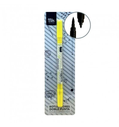 Rotulador comestible DOBLE PUNTA AMARILLO
