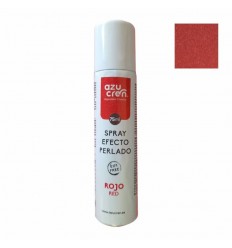SPRAY PERLADO ROJO AZUCREN 75 ML. - SIN E171