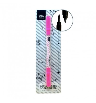 Rotulador comestible DOBLE PUNTA ROSA