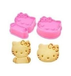 Set 2 cortadores Hello Kitty