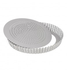 MOLDE QUICHE PERFORADO EXTRAÍBLE Ø28CM