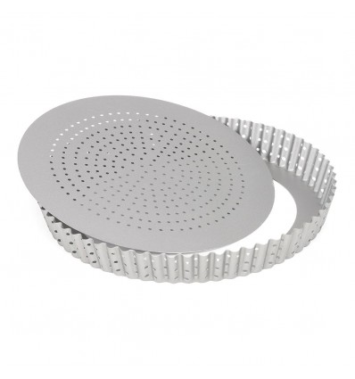 MOLDE QUICHE PERFORADO EXTRAÍBLE Ø28CM