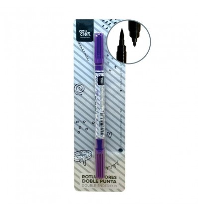 Rotulador comestible DOBLE PUNTA MARRON