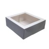 CAJA TARTA CON VENTANA SUPERIOR - 30 X 30 X 9.5 CM DE ALTURA
