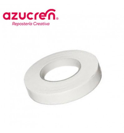 CINTA PARA FORRAR ALAMBRE DE FLORES BLANCA 12 MM