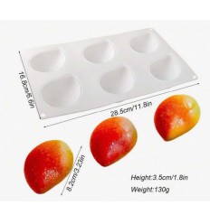 Molde silicona fruta - Mango