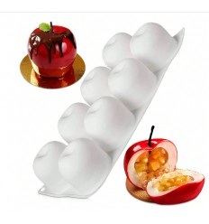 Molde silicona fruta - Manzana mediana