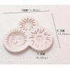 Molde silicona soles y luna