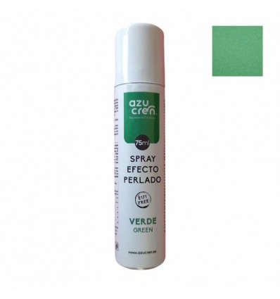 SPRAY PERLADO VERDE AZUCREN 75 ML.