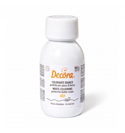COLORANTE ALIMENTARIO EN GEL DECORA - BLANCO 100 G