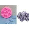 Molde silicona pequeñas violetas