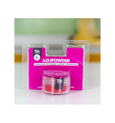 COLORANTE LIPOSOLUBLE EN POLVO CONCENTRADO FUCSIA 2 GRAMOS AZUPOWDER