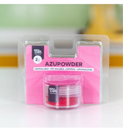 COLORANTE LIPOSOLUBLE EN POLVO CONCENTRADO FUCSIA 2 GRAMOS AZUPOWDER