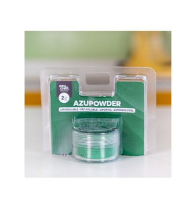 COLORANTE LIPOSOLUBLE EN POLVO CONCENTRADO VERDE 2 GRAMOS AZUPOWDER