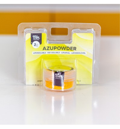 COLORANTE LIPOSOLUBLE EN POLVO CONCENTRADO AMARILLO 2 GRAMOS AZUPOWDER