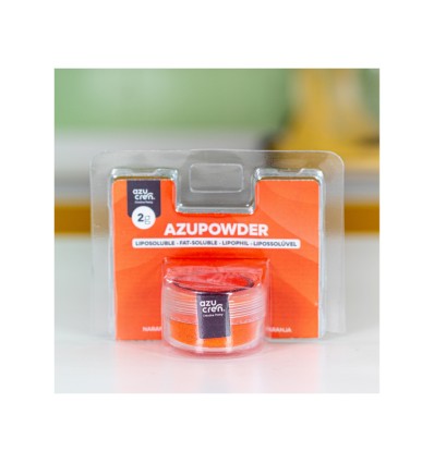 COLORANTE LIPOSOLUBLE EN POLVO CONCENTRADO NARANJA 2 GRAMOS AZUPOWDER