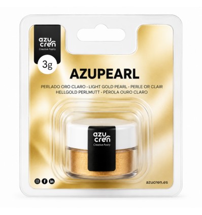 COLORANTE EN POLVO PERLADO ORO CLARO 3 GRAMOS AZUPEARL