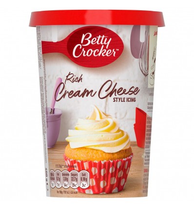 Frosting BETTY CROCKER CREAM CHEESE STYLE ICING 400G