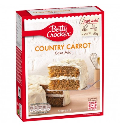 Preparado BETTY CROCKER COUNTRY CARROT CAKE MIX 425G