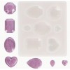 Molde silicona piedras preciosas modelo2