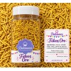 FIDEOS DE AZUCAR CON ACABADO DORADO